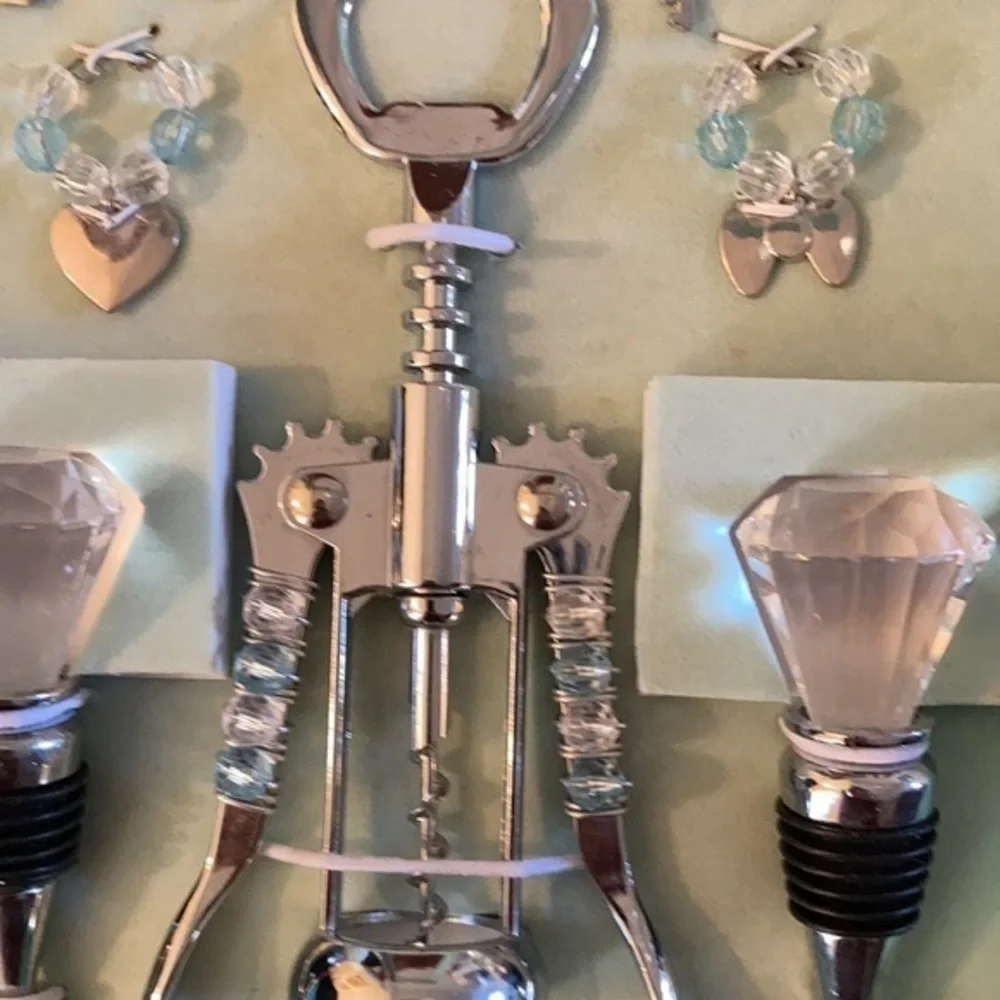 Wild By Design 9 piece “princess collection” wine set in box - never used